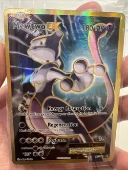 Pokemon Mewtwo EX Full Art Holo Ultra Rare Card 103/108 XY Evolutions - Image 1