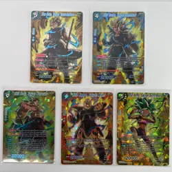 Dragon Ball Super Card Game Complete LOT x5 NM Infinite Saiyan Rare Series 7 ISR - Image 1