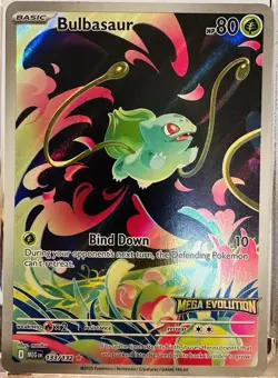 Bulbasaur - (Mega Evolution Stamped) 133/132 Miscellaneous Cards & Products Holo - Image 1