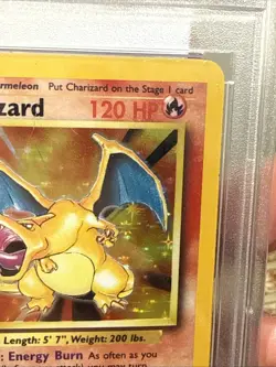 1999 POKEMON BASE SET #4 UNLIMITED PSA 6.5 CHARIZARD HOLO 6 7 - Image 4