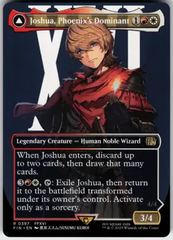 JOSHUA, PHOENIX'S DOMINANT (BORDERLESS) 397 FINAL FANTASY RARE 2025 LP - Image 2