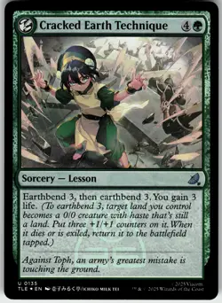 CRACKED EARTH TECHNIQUE 135 AVATAR: THE LAST AIRBENDER: ETERNAL-LEGAL FOIL LP - Image 2