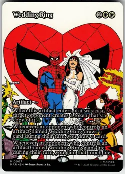 WEDDING RING (BORDERLESS) 7 MARVEL UNIVERSE ETERNAL-LEGAL MYTHIC 2025 LP - Image 2