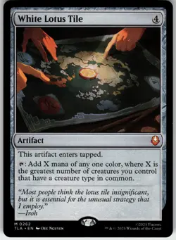 WHITE LOTUS TILE 262 AVATAR: THE LAST AIRBENDER MYTHIC 2025 LP - Image 2