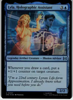 LYLA, HOLOGRAPHIC ASSISTANT 7 MARVEL'S SPIDER-MAN: ETERNAL-LEGAL FOIL LP - Image 2