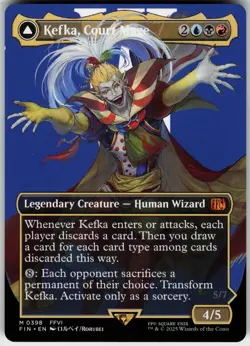 KEFKA, COURT MAGE (0398) (BORDERLESS) 398 FINAL FANTASY MYTHIC 2025 LP - Image 2