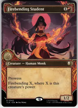 FIREBENDING STUDENT (SHOWCASE) 342 AVATAR: THE LAST AIRBENDER RARE 2025 FOIL LP - Image 2