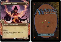 FIREBENDING STUDENT (SHOWCASE) 342 AVATAR: THE LAST AIRBENDER RARE 2025 FOIL LP - Image 1