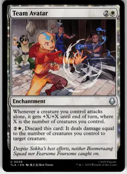 TEAM AVATAR 38 AVATAR: THE LAST AIRBENDER UNCOMMON 2025 LP - Image 2