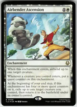 AIRBENDER ASCENSION 6 AVATAR: THE LAST AIRBENDER RARE 2025 FOIL LP - Image 2