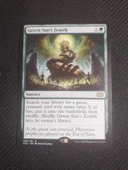 MTG Green Sun's Zenith 2x2 Double Masters Non-Foil NM - Image 1