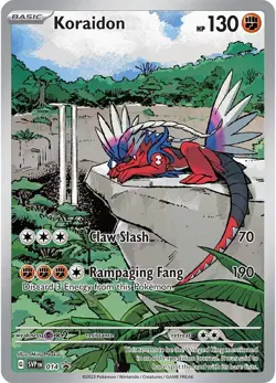 Pokemon TCG Koraidon 024 Promo Scarlet & Violet Base Set (SLIGHTLY BENT) - Image 1