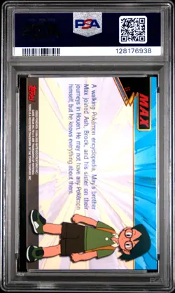 2003 TOPPS POKEMON ADVANCED #8 MAX PSA 9 - Image 2