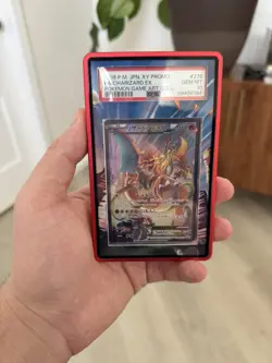 2016 POKEMON JPN XY PROMO GAME ART COLLECTION FULL ART/CHARIZARD EX PSA 10 - Image 1