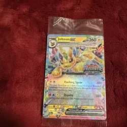 Pokemon TCG Prismatic Evolutions Jolteon EX 030/131 STAMPED Promo Surprise - Image 1