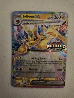 Pokemon TCG Prismatic Evolutions Jolteon EX 030/131 STAMPED Promo Surprise - Image 1