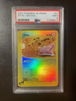 PSA Ditto Reverse Holo - 51/144 - Skyrdige - Pokemon - Read Description - Image 1