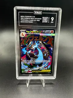 TAG 9 (929) Mega Charizard X ex - Phantasmal Flames Black Star Promo #023 - Image 1
