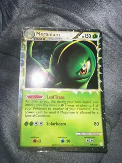 Pokemon TCG Meganium Prime Heartgold & Soulsilver 109/123 Holo VERY RARE - Image 2