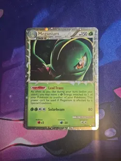 Pokemon TCG Meganium Prime HeartGold SoulSilver Holo Card 109/123 - Image 1