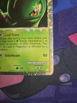 Pokemon TCG Meganium Prime HeartGold SoulSilver Holo Card 109/123 - Image 4