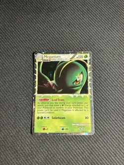Pokemon TCG Meganium (Prime) 109/123 Heartgold & Soulsilver Holo MP - Image 2