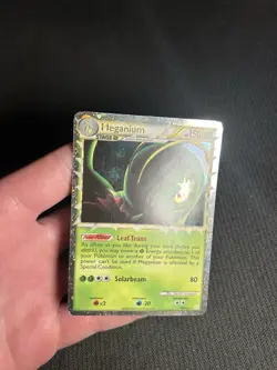 Pokemon TCG Meganium (Prime) 109/123 Heartgold & Soulsilver Holo MP - Image 4