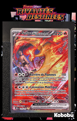 Carte Pokemon Sulfura EX 229/182 de la team Rocket EV10 Rivalites Destinees DRI - Image 1