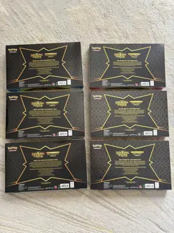 6 boxes Pokemon Shining Fates Premium Collection Crobat & Dragapult Set - Sealed - Image 2