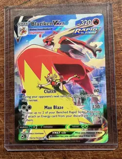 Blaziken VMAX NM TG15/TG30 Silver Tempest Trainer Gallery Pokemon TCG Holo - Image 1