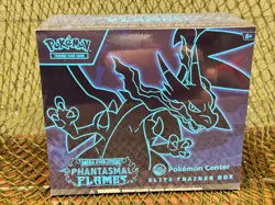 **SEALED** PC ETB** PHANTASMAL FLAMES Pokemon Center ETB ~ Pokemon TCG New - Image 1