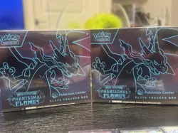 Pokemon TCG Phantasmal Flames Pokemon Center ETBs Lot Of 2 Sealed PC ETB - Image 1