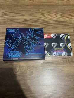 2x Pokemon TCG PHANTASMAL FLAMES Booster Box / POKEMON CENTER PKC PC ETB - Image 1