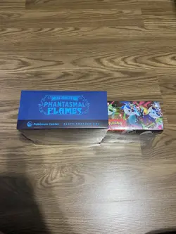 2x Pokemon TCG PHANTASMAL FLAMES Booster Box / POKEMON CENTER PKC PC ETB - Image 5