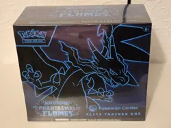 Pokemon TCG Phantasmal Flames Elite Trainer Box ETB Pokemon Center PC New Sealed - Image 1