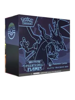 Pokemon TCG Phantasmal Flames Pokemon Center PC ETB | Presale Elite Trainer Box - Image 1
