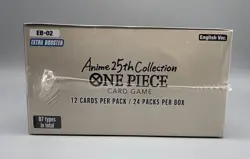 One Piece EB-02 Extra Booster Anime 25th Collection Booster Box Factory Sealed - Image 5
