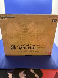 One Piece EB-02 Extra Booster Anime 25th Collection Booster Box Factory Sealed - Image 1
