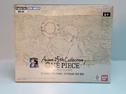 One Piece EB-02 Anime 25th Collection Extra Booster (ENGLISH) - FACTORY SEALED - Image 1