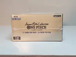 One Piece EB-02 Anime 25th Collection Extra Booster (ENGLISH) - FACTORY SEALED - Image 3