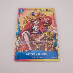Monkey.D.Luffy (2nd Anniversary Stamped Promo) P-043 One Piece Card Game English - Image 1