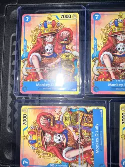 ONE PIECE Card Game TCG, Monkey.D.Luffy P-043 V.3, 2nd Anniversary Promo NM 💎x5 - Image 2