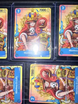 ONE PIECE Card Game TCG, Monkey.D.Luffy P-043 V.3, 2nd Anniversary Promo NM 💎x5 - Image 3