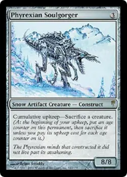 MTG MAGIC THE GATHERING - PHYREXIAN SOULGORGER - COLDSNAP EXCELLENT! - Image 1