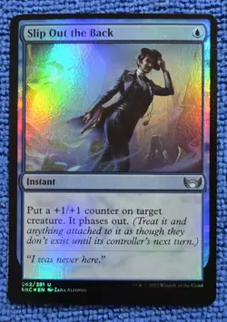 MTG 1x Slip Out the Back Foil - Streets of New Capenna - Image 1