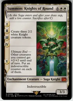 SUMMON: KNIGHTS OF ROUND 36 FINAL FANTASY MYTHIC 2025 LP - Image 2