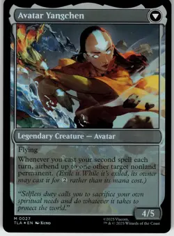 THE LEGEND OF YANGCHEN 27 AVATAR: THE LAST AIRBENDER MYTHIC 2025 FOIL LP - Image 3