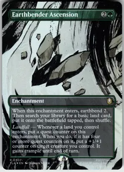 EARTHBENDER ASCENSION (BORDERLESS) 307 AVATAR: THE LAST AIRBENDER RARE FOIL LP - Image 2