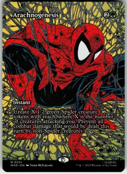 ARACHNOGENESIS (BORDERLESS) 31 MARVEL UNIVERSE ETERNAL-LEGAL MYTHIC 2025 LP - Image 2