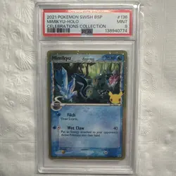 2021 POKEMON SWSH PROMO CELEBRATIONS COLLECTION #136 MIMIKYU-HOLO PSA 9 🔥🔥 - Image 2